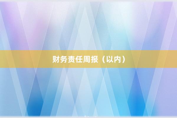 财务责任周报（以内）
